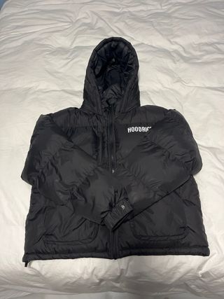 Abrigo Hoodrich Negro