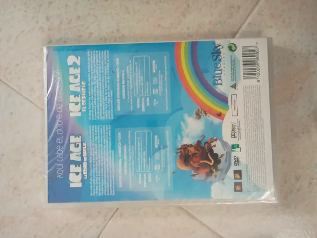 Lote 6 Películas DVD Ice Age y Dragón