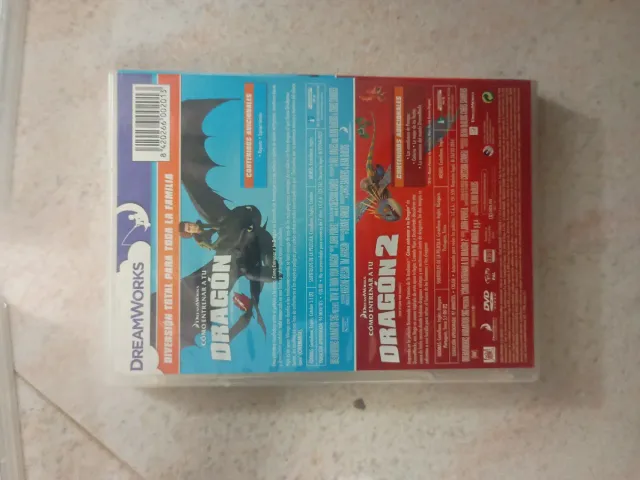 Lote 6 Películas DVD Ice Age y Dragón