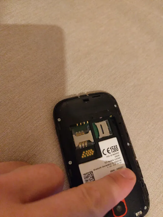 Telefono Mobile Alcatel ONETOUCH Nero