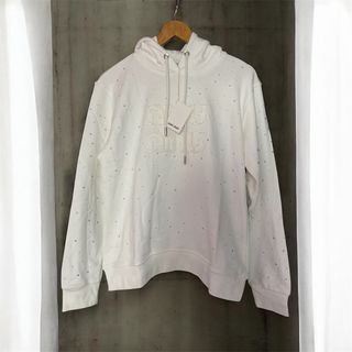 Sudadera Miu Miu Blanca con Pedrería