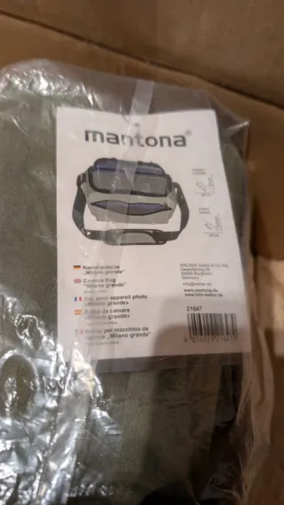 Borsa fotografica verde