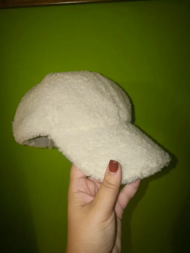 Gorra borreguito beige