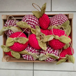 Mele di stoffa decorative