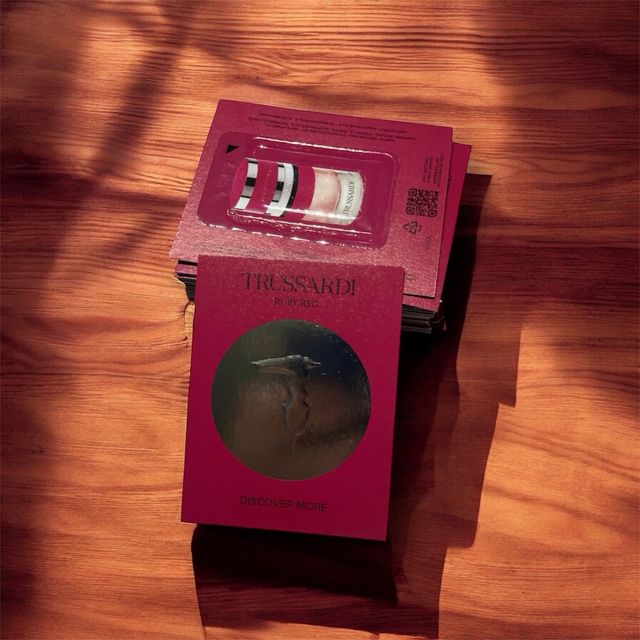 Trussardi Ruby Red mini profumo lotto 50 pz
