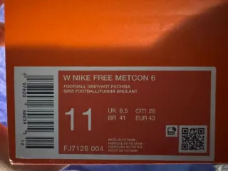 Nike Free Metcon 6 Scarpe Donna Viola Bianco