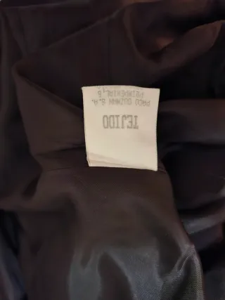 Abrigo de fiesta marrón