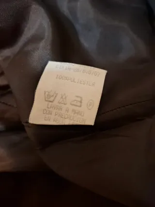 Abrigo de fiesta marrón