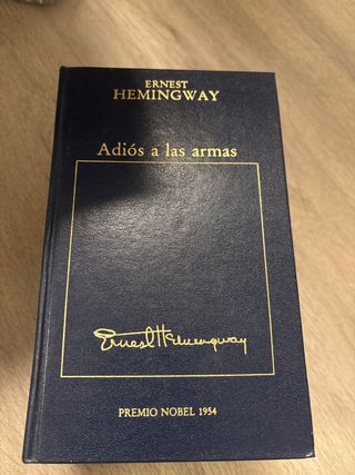 libro adiós a las armas