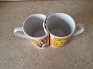 2 tazze warner bros tweety e gatto silvestro