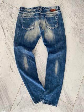 Vaqueros Patrizia Pepe Azules Desgastados