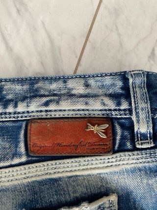 Vaqueros Patrizia Pepe Azules Desgastados