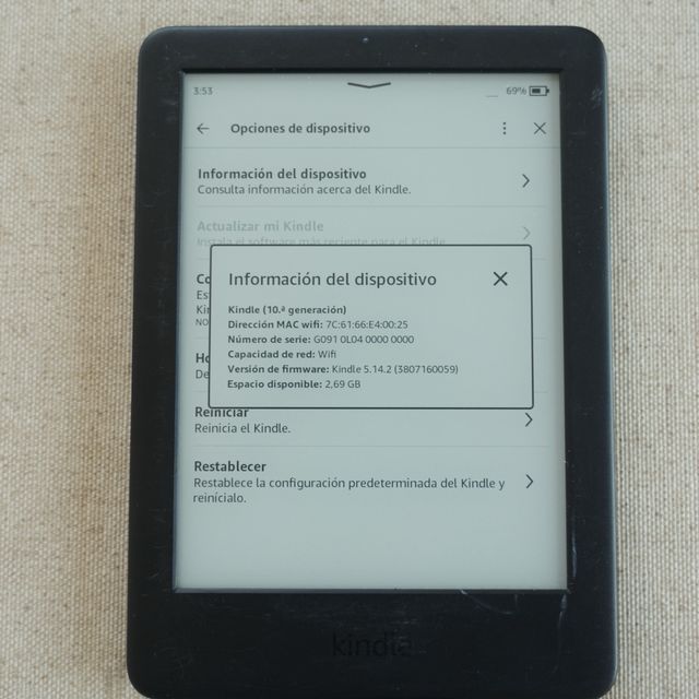 Kindle 10 Negro