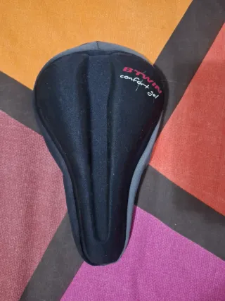 Sillín Btwin Comfort Gel Negro