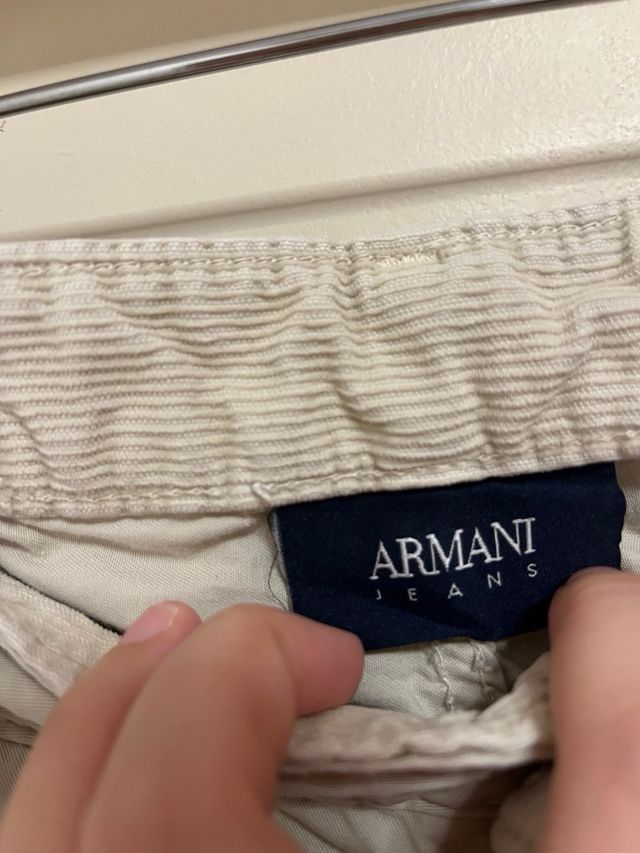 Pantalones Armani Jeans Beige