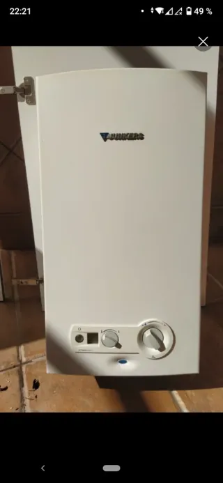 Calentador Junkers 11L Gas Encendido Eléctrico