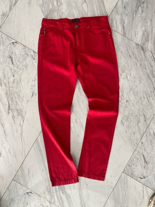 Vaqueros Emporio Armani Rojos Verano