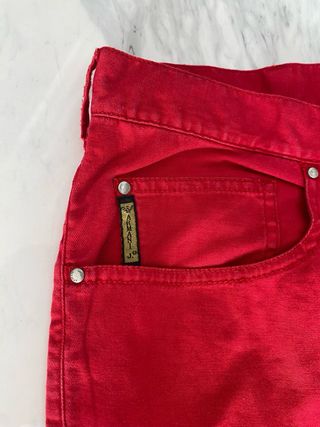 Vaqueros Emporio Armani Rojos Verano