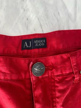 Vaqueros Emporio Armani Rojos Verano