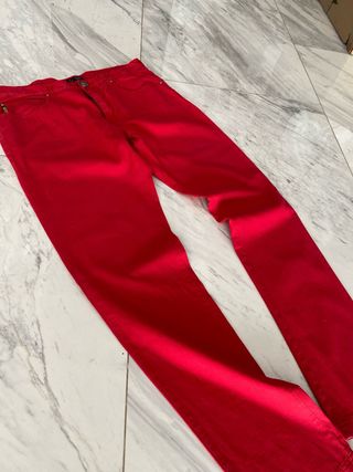 Vaqueros Emporio Armani Rojos Verano
