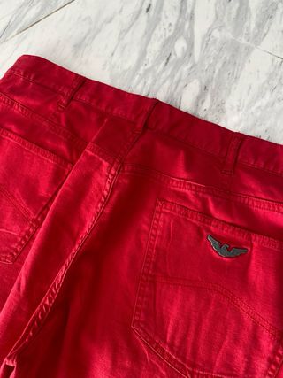 Vaqueros Emporio Armani Rojos Verano