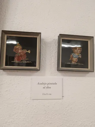 Azulejos pintados vintage infantiles