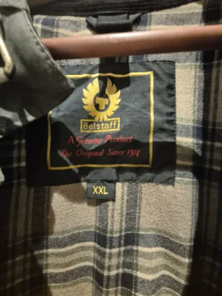 Chaqueta Belstaff impermeable verde