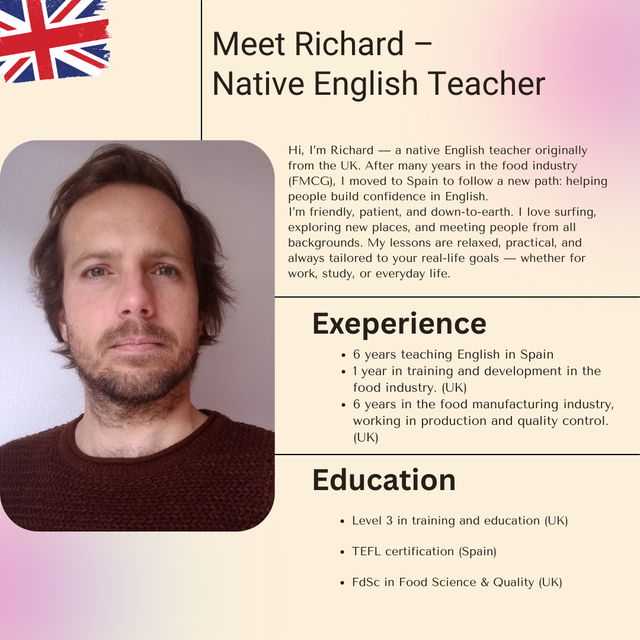 Clases de Inglés con Profesor Nativo