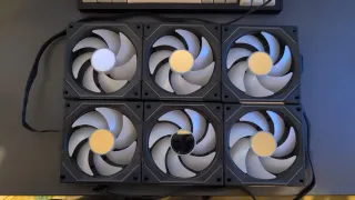 Pack 6 Ventiladores Lian Li SL120 Infinity