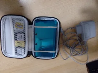 Nintendo 3DS Blu con Giochi e Accessori