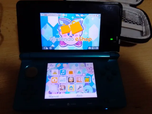 Nintendo 3DS Blu con Giochi e Accessori