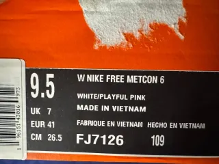 Nike Free Metcon 6 Donna Bianco Rosa