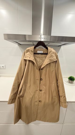Gabardina Calvin Klein Beige