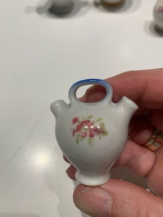 Lote 4 botijos cerámica vintage