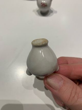 Lote 4 botijos cerámica vintage