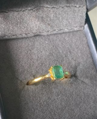 Anillo Esmeralda Natural