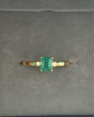 Anillo Esmeralda Natural