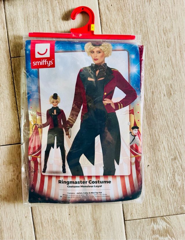 NUOVO! Costume da direttore di circo/Ringmaster Taglia S