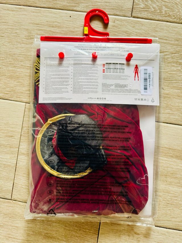 NUOVO! Costume da direttore di circo/Ringmaster Taglia S