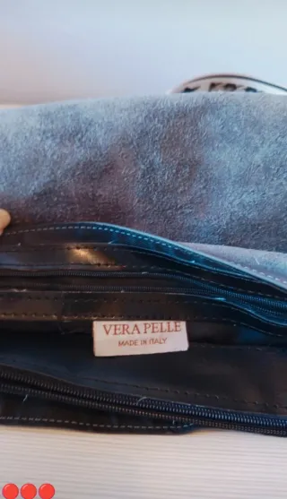 Borsa Divas Vera Pelle Grigia