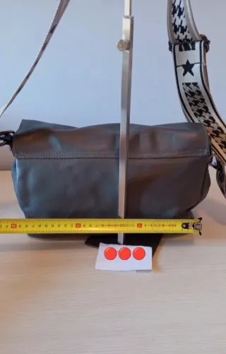 Borsa Divas Vera Pelle Grigia