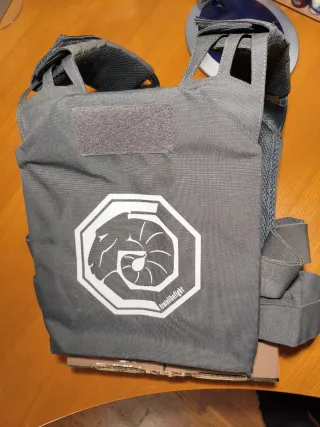 Chaleco Lastre Trainlikefight + Placas Lastre