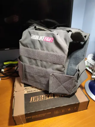 Chaleco Lastre Trainlikefight + Placas Lastre