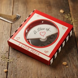 Taglia pizza idea regalo con scatola