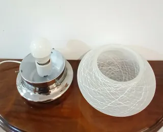 LÁMPARA MESA VINTAGE DE GAETANO SCIOLARI.