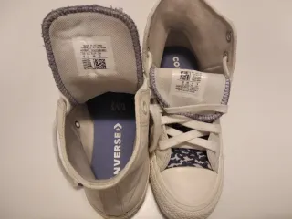 Converse Bambina Bianco e Blu