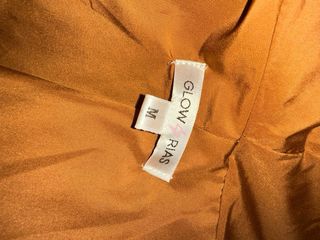 Abrigo piel sintético marrón con capucha