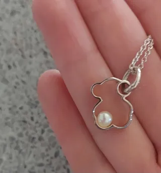 Collar Tous Perla Cultivada Plata 1 Ley