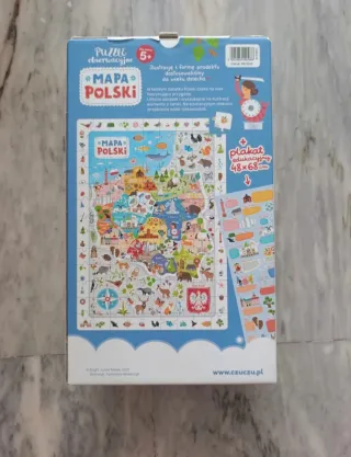 Puzzle Mapa Polski 117 piezas