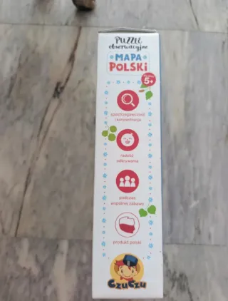 Puzzle Mapa Polski 117 piezas